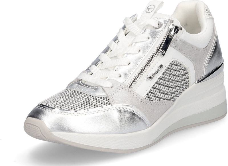 Tamaris - 1-23703-41 - Sneakers - Zwart - Synthetisch - Met Rits