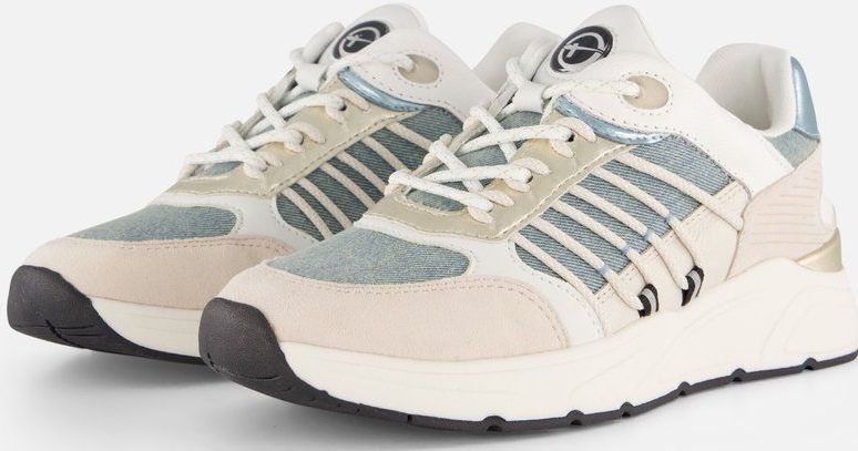 Sneaker - Blauw - Modieuze Sneakers - Dikke Gestructureerde Zool