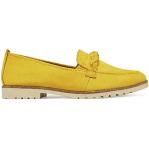 TAMARIS - Damesslipper - Zwart - Leer - Blokhak