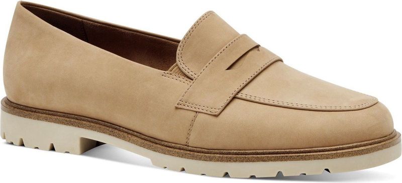 Tamaris - 1-24290-310 - Instappers - Zwart - Leer en Suède