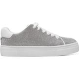 Tamaris - 1-23780-44 - Sneakers - Wit/Zilver - Textiel/Synthetisch