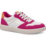 Tamaris - 1-23785-44 - Sneakers - Beige Blauw Roze - Leer Suède