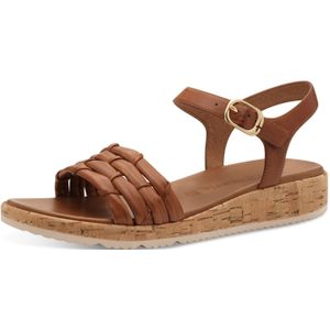 Tamaris Da.-Sandalette für Damen, braun, Gr. 38 EU