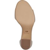 Tamaris - 1-28386-418 - Sandaaltje - Zwart - Textiel - Blokhak 8,5 cm