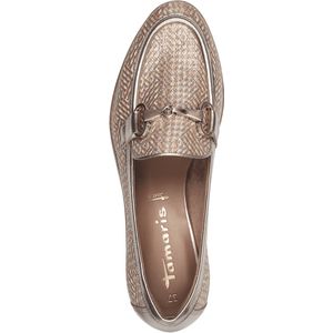 Tamaris - 1-24424-988 - Instappers - Metallic - Textiel/Kunstleer