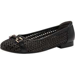 Tamaris Woms Ballerina für Damen, schwarz, Gr. 39 EU