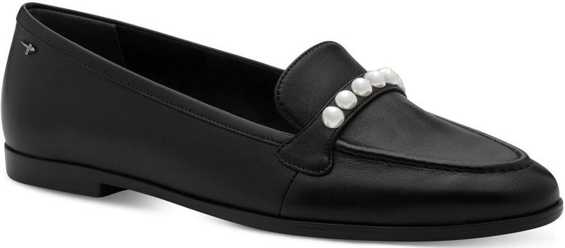 Tamaris - 1-24220-44 - Instappers - Zwart - Leer