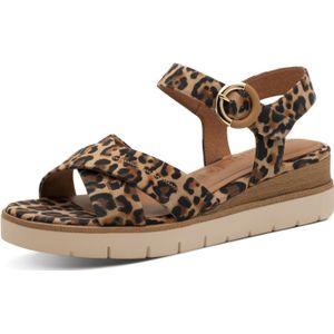 Sandalen - Zwart - Leer - Sleehak 5 cm