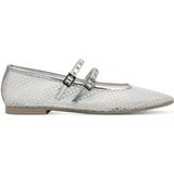 TAMARIS - Ballerina's - Zilver - Leer