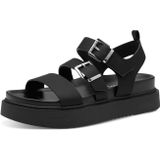 Tamaris Da.-Sandalette für Damen, schwarz, Gr. 37 EU