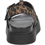 Sandaal - Dierenprint - Gevoerd - Imitatieleer - Platte Hak