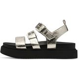 Tamaris - Sandalen - Grijs - Synthetisch - Hakhoogte 3,5 cm