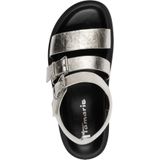 Tamaris - Sandalen - Grijs - Synthetisch - Hakhoogte 3,5 cm