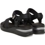 Tamaris - 1-28262-44 - Sandaaltje - Zwart - Textiel/Synthetisch