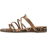 Tamaris - Essentials - Muiltjes - Leopard Comb - Materiaalmix - Comfortabele Pasvorm
