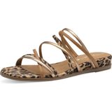 Tamaris - Essentials - Muiltjes - Leopard Comb - Materiaalmix - Comfortabele Pasvorm