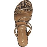 Tamaris - Essentials - Muiltjes - Leopard Comb - Materiaalmix - Comfortabele Pasvorm