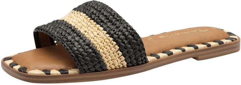 Tamaris Da.-Pantolette für Damen, beige, Gr. 36 EU