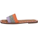 Tamaris - Slippers - Oranje - Textiel - Antislipzool
