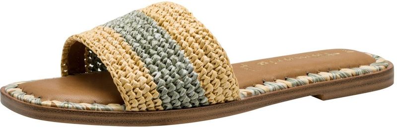 Tamaris Muiltjes  goudgeel / olijfgroen