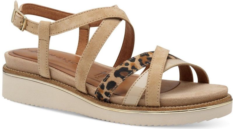 Tamaris - Sandaaltje 1-28237-44 - Zwart - Leer