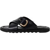 Tamaris - 1-27101-44 - Slipper - Zwart - Leer