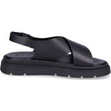 Tamaris - 1-28270-42 - Sandalen - Zwart - Leer/Rubber