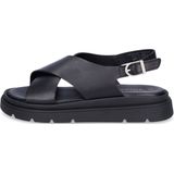 Tamaris - 1-28270-42 - Sandalen - Zwart - Leer/Rubber