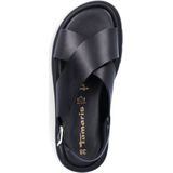 Tamaris - 1-28270-42 - Sandalen - Zwart - Leer/Rubber