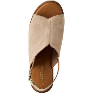 Sandalen - Zwart - Suède - Blokhak 7,5 cm