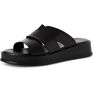 Tamaris - Damessandalen - Zwart - Sleehak - Touch-It-functie