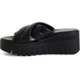 Tamaris - Dames Slipper - Zwart - Leer