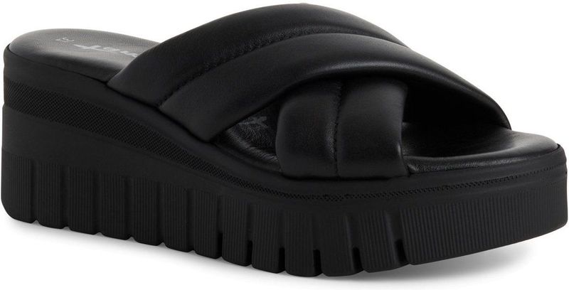 Tamaris - Dames Slipper - Zwart - Leer