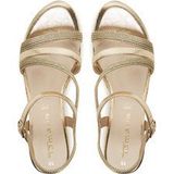 Tamaris - 1-28323-44 - Sandalen - Zwart - Synthetisch en Textiel