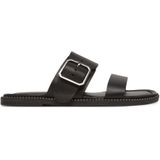 Tamaris - Slipper - Zwart - Leer