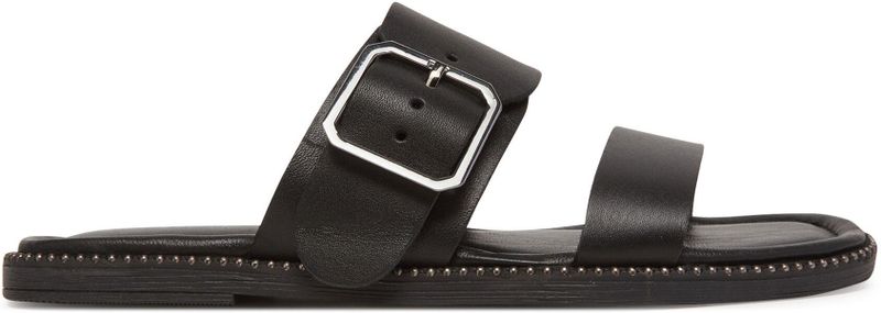 Tamaris - Slipper - Zwart - Leer