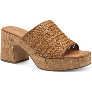 Tamaris - 1-27212-44 - Muiltjes - Zwart - Textiel/Kunstleer