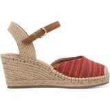 Tamaris - 1-29610-42 - Espadrilles - Beige - Leer/Textiel
