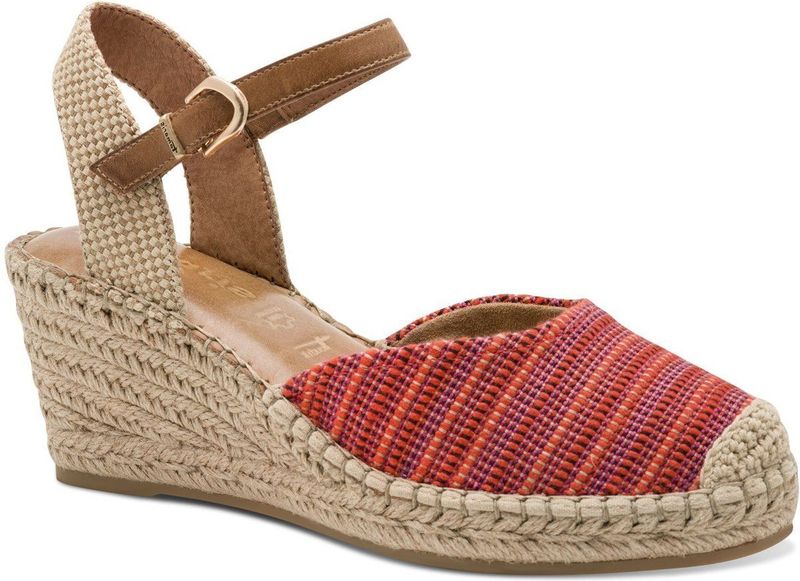 Tamaris - 1-29610-42 - Espadrilles - Beige - Leer/Textiel