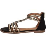 Tamaris - Sandalen - Zwart - Materiaalmix