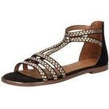 Tamaris - Sandalen - Zwart - Materiaalmix