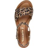 Tamaris - Essentials - Sandalen - Leopard - Textiel