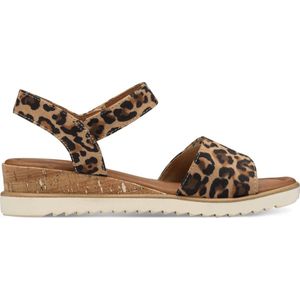 Tamaris - Essentials - Sandalen - Leopard - Textiel