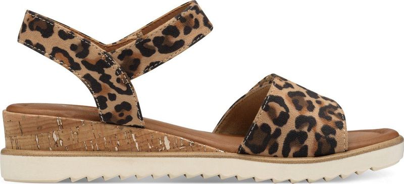 Tamaris - Essentials - Sandalen - Leopard - Textiel