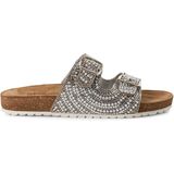 Tamaris - 1-27415-44 - Muiltjes - Zwart - Leer