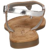 Tamaris - Sandalen - Grijs - Leer - Strass Versiering