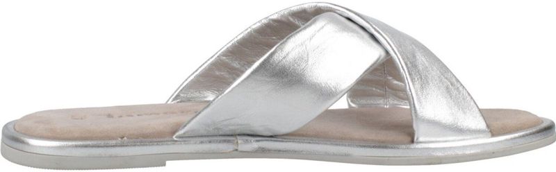 Tamaris - Elegante Damessandalen - Zilver - Hoofdmateriaal - Comfortabele Binnenzool
