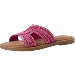 Tamaris - 1-27113-42 - Dames Muiltjes - Zwart - Leer