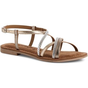 Tamaris - 1-28139-44 Sandaal - Beige - Leer