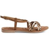 Tamaris - 1-28139-44 - Sandalen - Beige - Leer